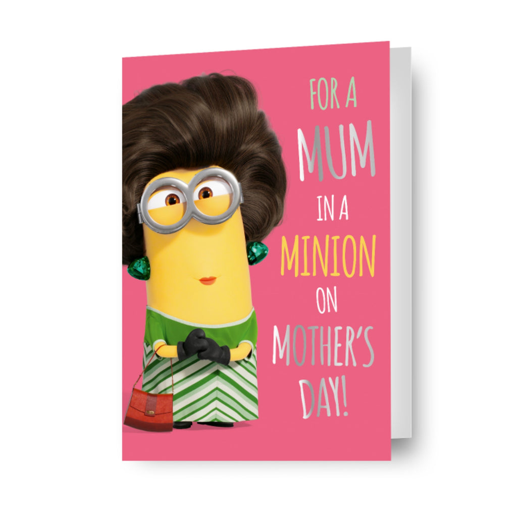 Despicable Me Minions 'A Mum In A Minion' Mother's Day Card