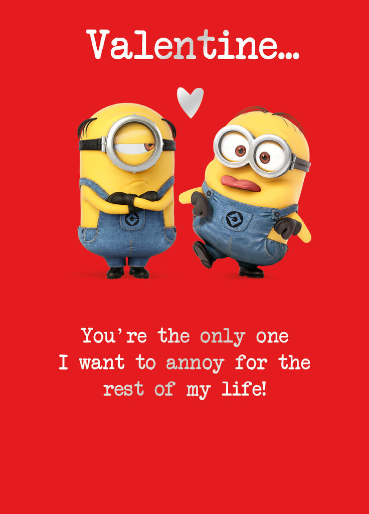 Despicable Me Generic Valentine's Day Card