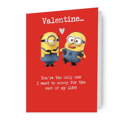 Despicable Me Generic Valentine's Day Card