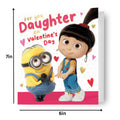 Despicable Me Daughter Valentine's Day Card