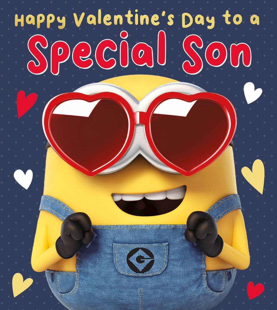 Despicable Me Son Valentine's Day Card