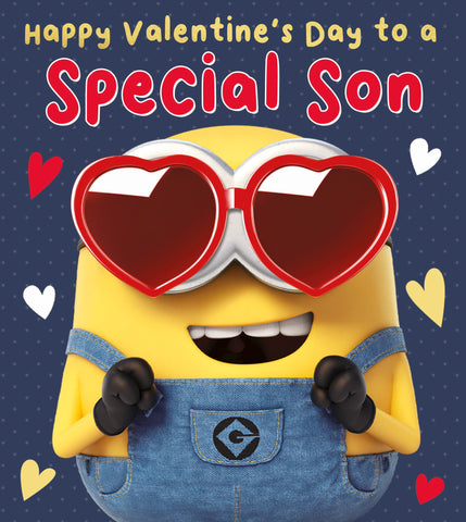 Valentijnskaart van Despicable Me Son