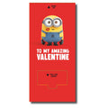 BOOMF Confetti Despicable Me Valentine's Day Card