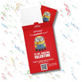 BOOMF Confetti Despicable Me Valentine's Day Card