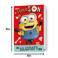 Despicable Me Minions 'Super Son' Valentine's Day Card