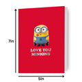 Despicable Me Minions 'Love You Minions' Valentine's Day Card