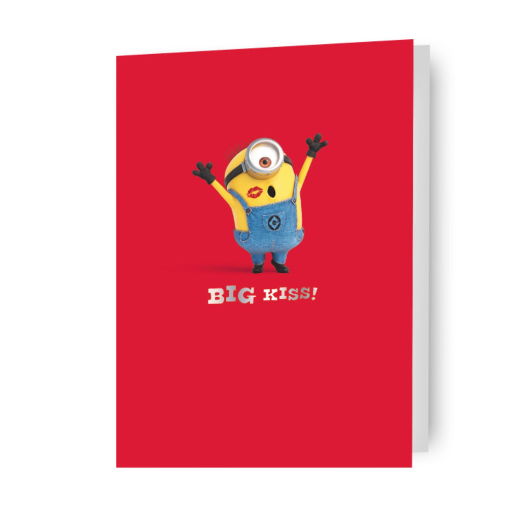 Despicable Me Minions 'Big Kiss!' Valentine's Day Card