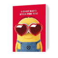 Despicable Me Minions 'I Only Have Eyes For You!' Valentine's Day Card