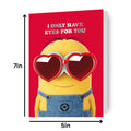 Despicable Me Minions 'I Only Have Eyes For You!' Valentine's Day Card