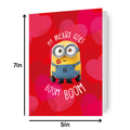 Despicable Me Minions 'My Heart Goes Boom Boom' Valentine's Day Card