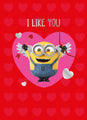 Despicable Me Minions 'I Like You' Valentine's Day Card