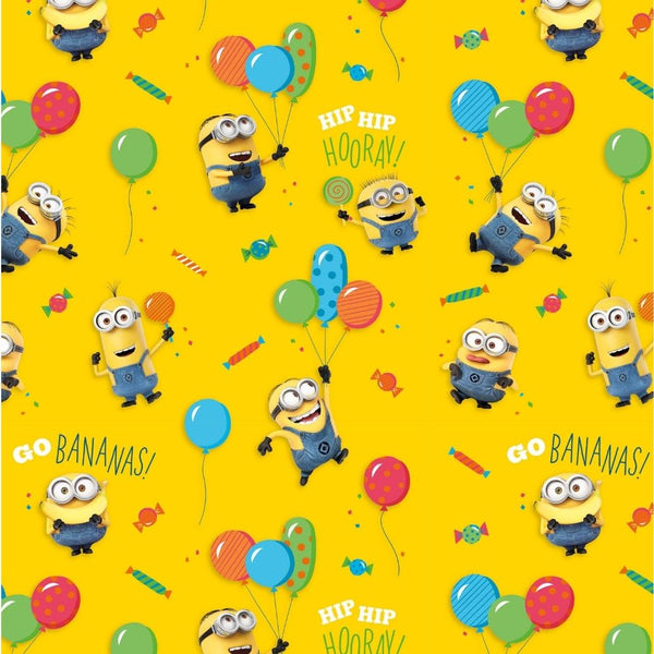 3x Assorted Despicable Me Minions Gift Wrapping Paper – Limited - View #6