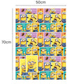 Minions Wrapping Paper, Despicable Me 2 Sheets & 2 Tags, Official Product