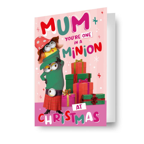 Despicable Me Mum Christmas Card