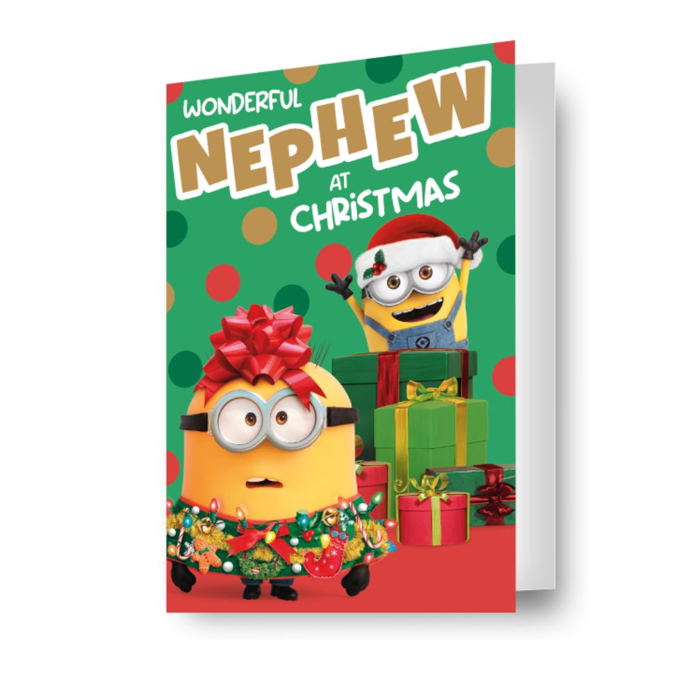 Despicable Me Nephew Christmas Card