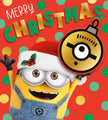Despicable Me Badge Christmas Card
