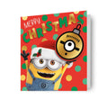 Despicable Me Badge Christmas Card