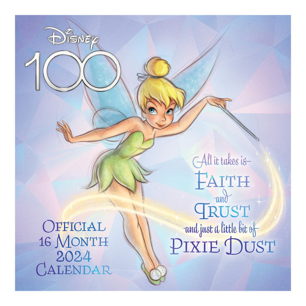 Disney 100 Years 2024 Square Calendar
