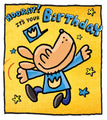 Dog Man Birthday Card