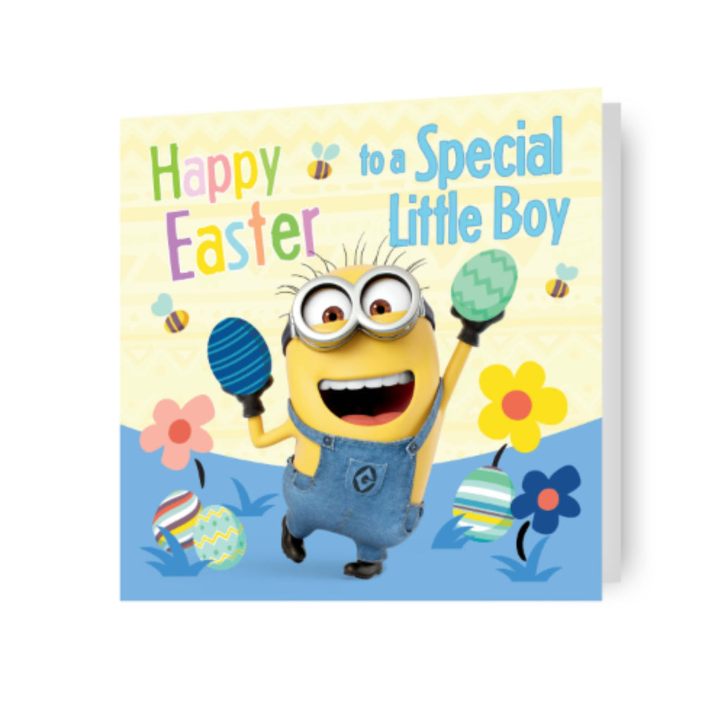 Despicable Me Minions Happy Easter Card 'To A Special Little Boy'