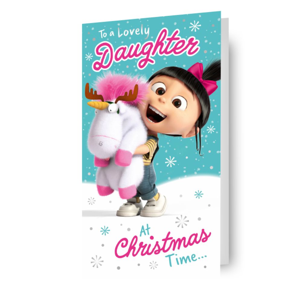 Despicable Me Minions Daughter Christmas Card