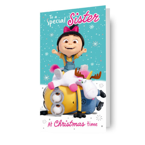 Despicable Me Minions 'Sister' Christmas Card