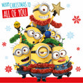 Despicable Me Minions 'To All Of You' Christmas Card