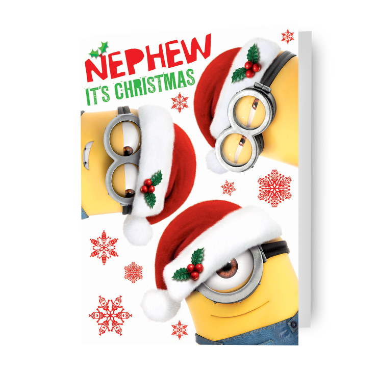 Despicable Me Minions 'Nephew' Christmas Card