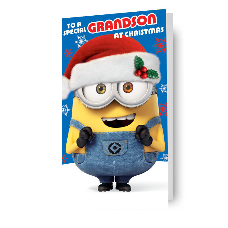 Despicable Me Minions 'Kleinzoon' Kerstkaart