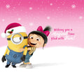 Despicable Me Minions 'Granddaughter' Christmas Card