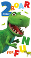 Dinosaur Roar Age 2 Birthday Card