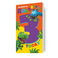 Dinosaur Roar Age 3 Sticker Birthday Card