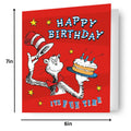 Dr Seuss Cat in the Hat Birthday Card