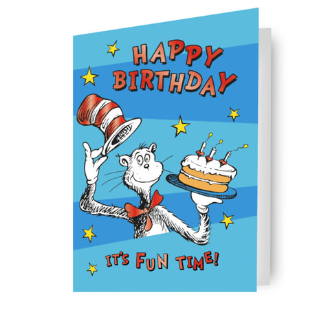 Dr Seuss 'Cat in the Hat' Birthday Card