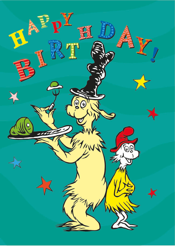 Dr Seuss 'Cat in the Hat' Birthday Card