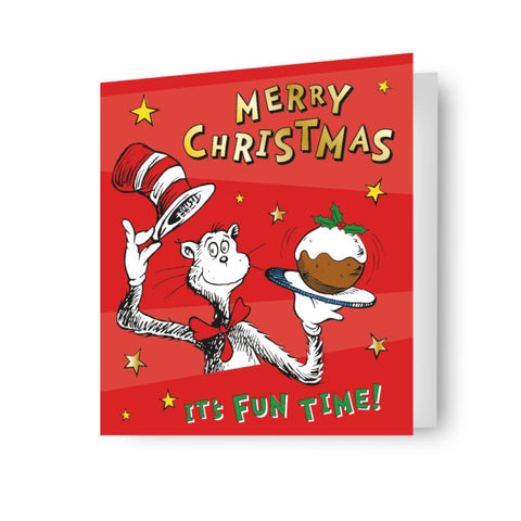 Dr Seuss Cat in the Hat Christmas Card