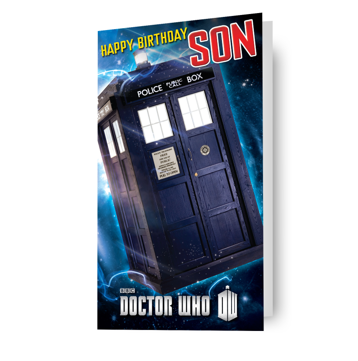 Doctor Who figlio biglietto di compleanno