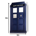 Doctor Who 'Happy Birthday' Tardis Card