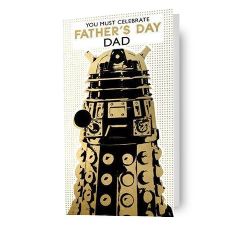 Doctor Who Dalek Father's Day Card