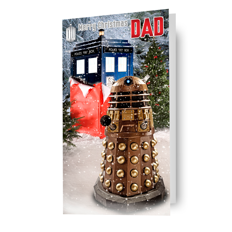 Doctor Who 'Dad' Christmas Card