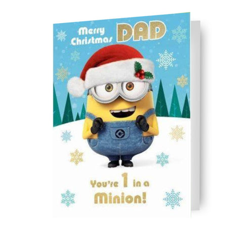 Despicable Me Dad Christmas Card