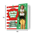 Elf Christmas Card with Detachable Bauble