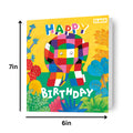 Elmer The Patchwork Elephant Happy Birthday Card