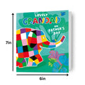 Elmer he Patchwork Elephant 'Lovely Grandad' Father's Day Card