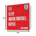 England FC Birthday Card