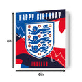 England FC Birthday Card