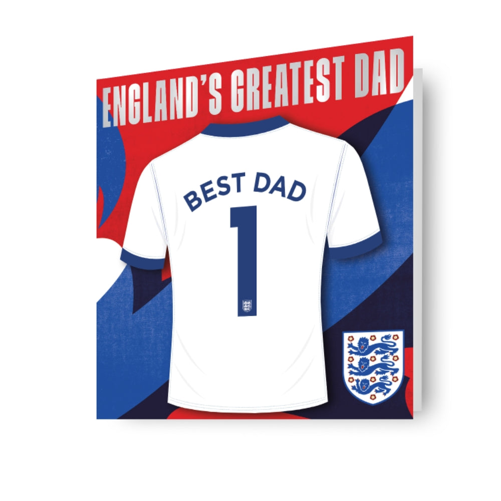 England FC Dad Birthday Card