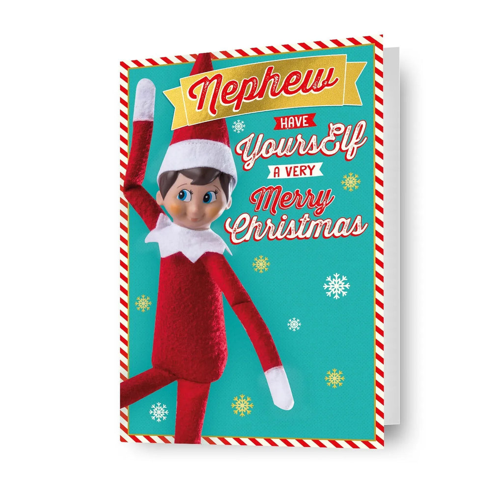 Elf On The Shelf 'Nephew' Christmas Card