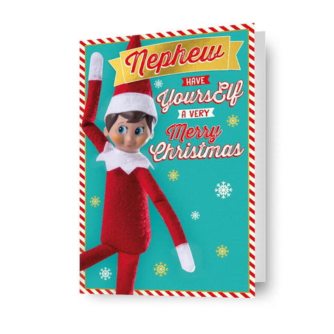 Elf On The Shelf 'Nephew' Christmas Card