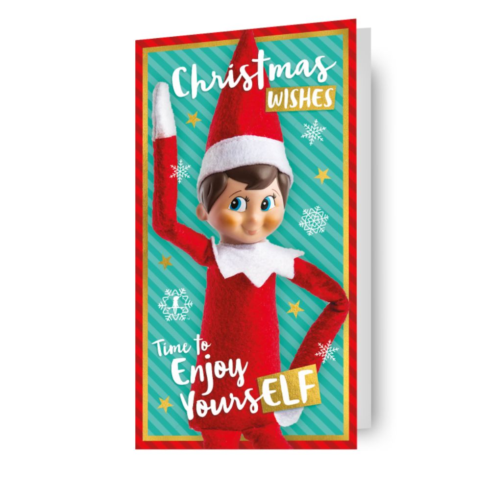 Elf On The Shelf 'Time To Enjoy Yours-Elf' Christmas Card